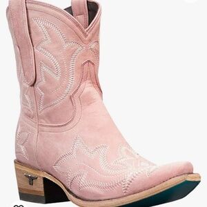 LANE Saratoga Blush booties sz 8